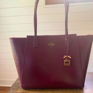Plum kate spade Tote